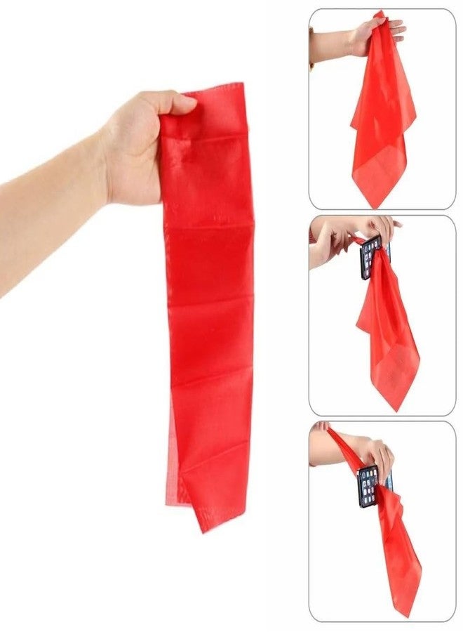 مايلز ماجيك خدعة مايلز ماجيك السحرية عبر الهاتف باستخدام قطعة قماش | خدعة سحرية لاختراق أي هاتف باستخدام منديل ورقي عبر شاشة الهاتف الذكي، أحمر - Image 4